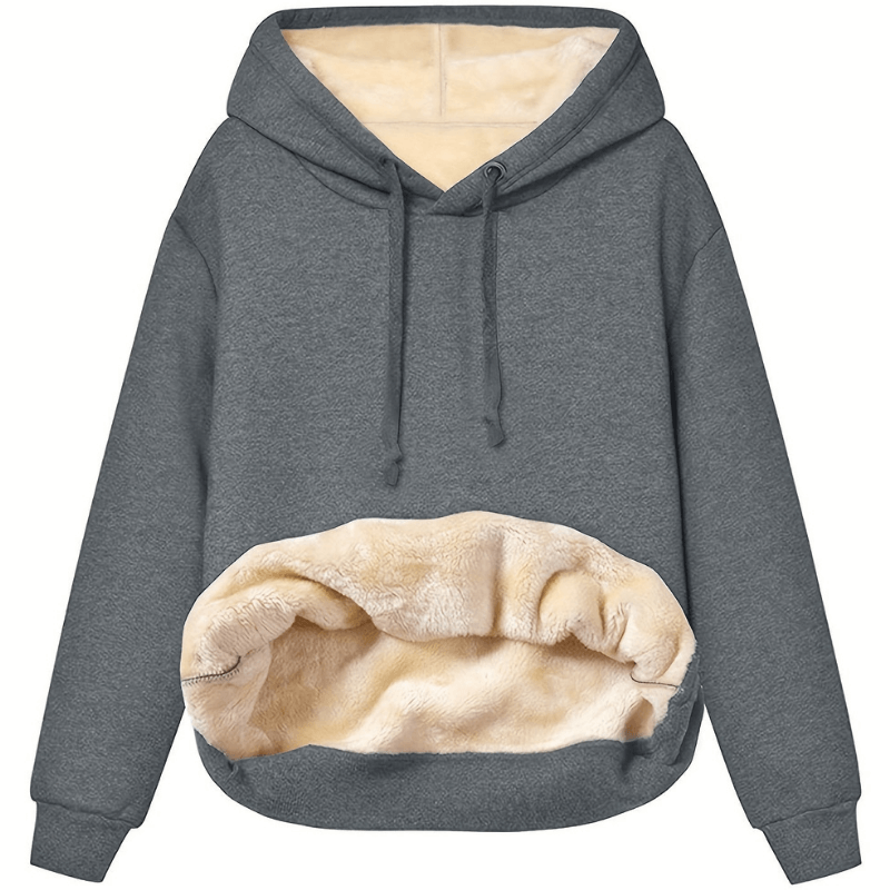 Eveleen | Blød Vendbar Hoodie til Komfortable Dage