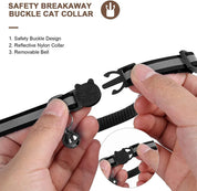 GPS-halsbånd til katte | Hurtigudløsende lukning, reflekterende design og holdbar til sikre udendørseventyr 6