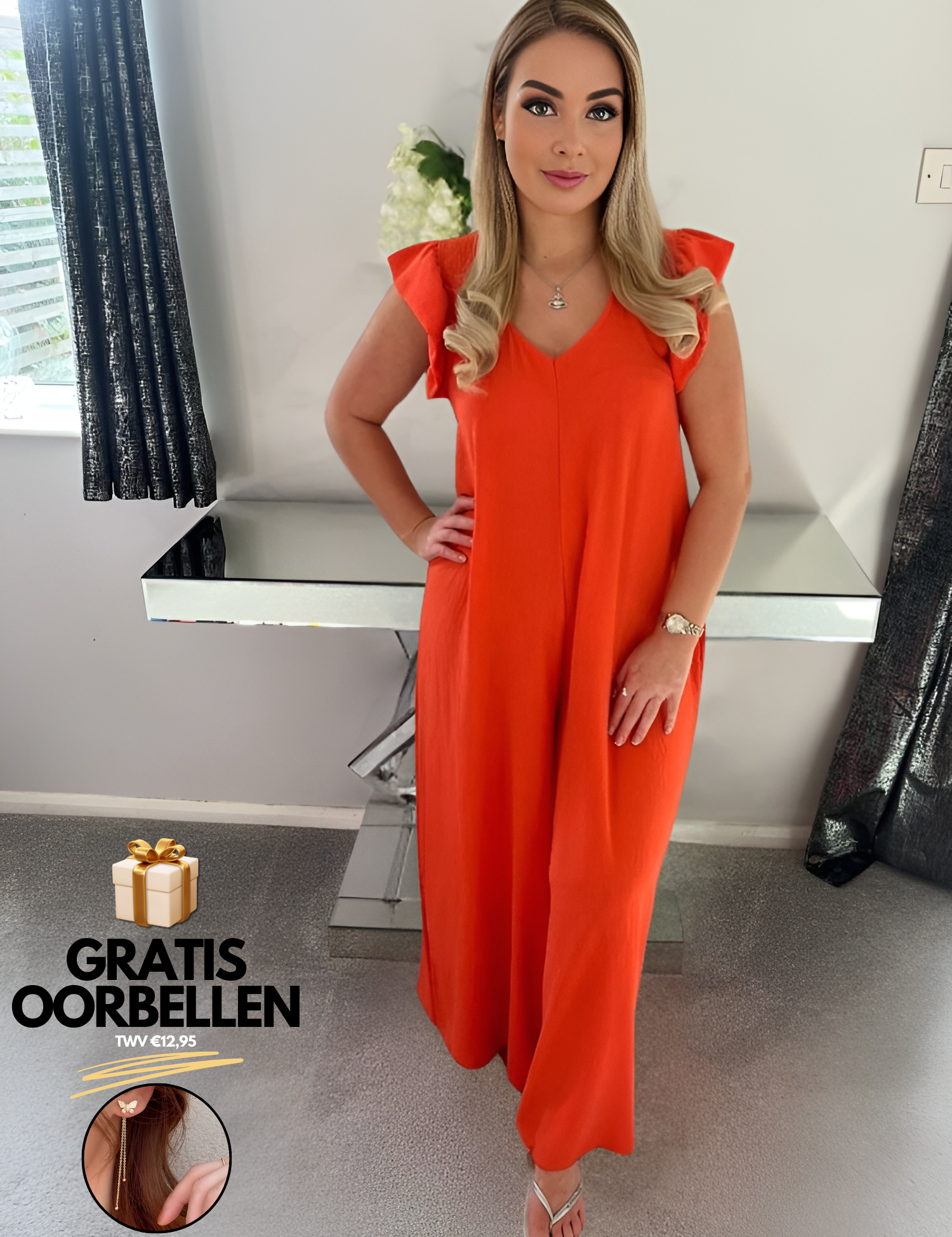 Maya | Jumpsuit med brede ben
