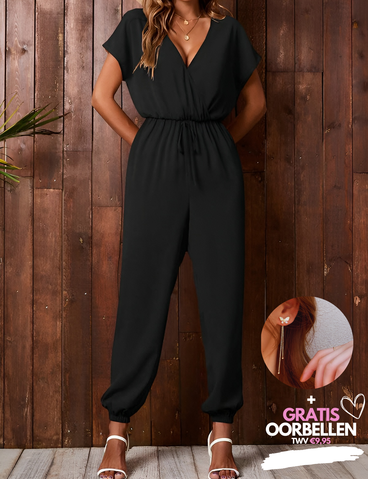 Celine | AFSLAPPET JUMPSUIT