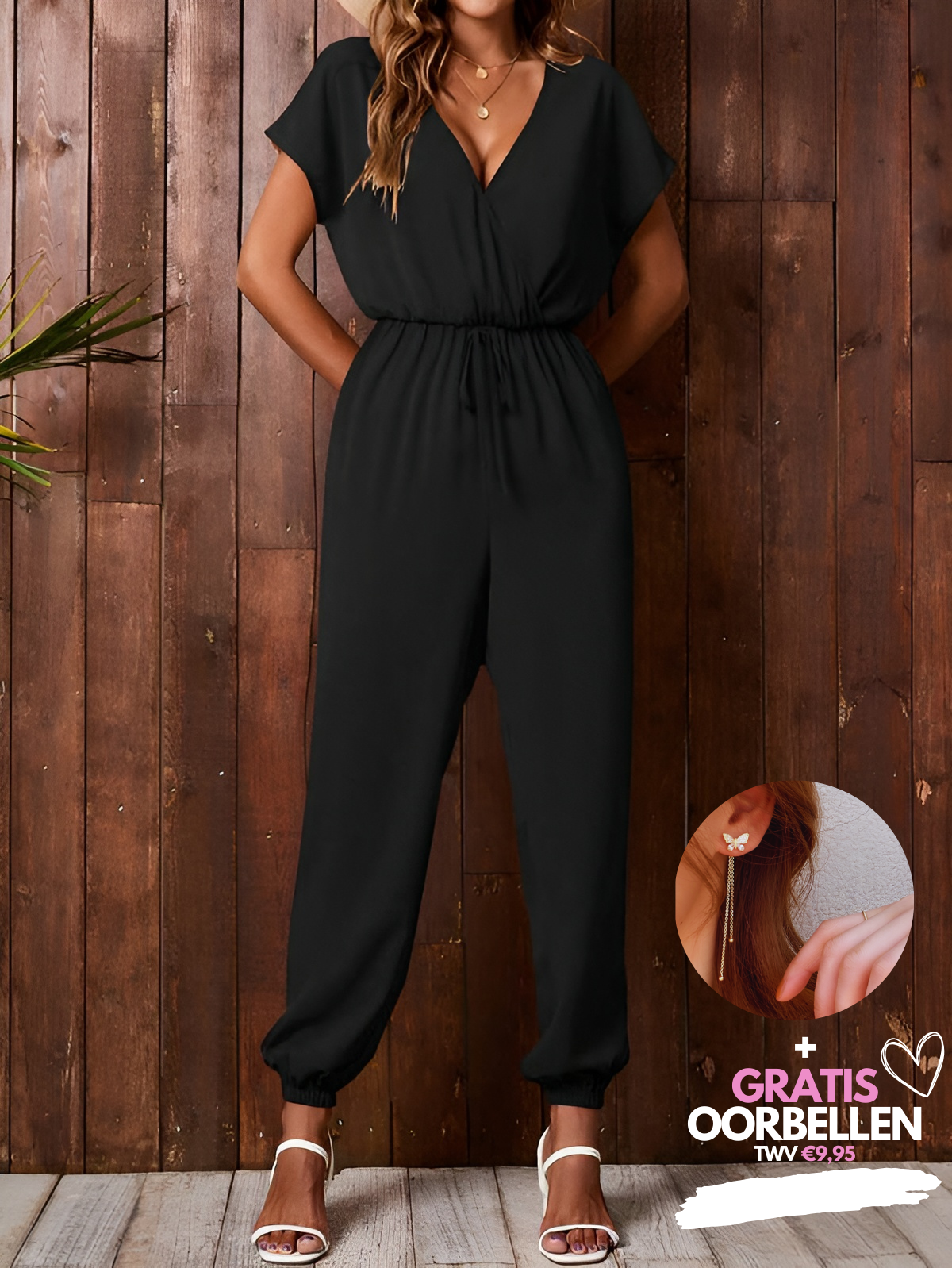 Celine | AFSLAPPET JUMPSUIT