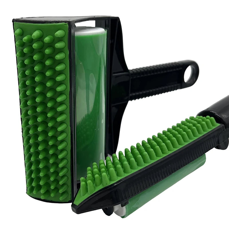 Genanvendelig rulle til fjernelse af kæledyrshår – vaskbar fnugbørste til møbler, tøj, bilsæder og effektiv rengøring af kæledyrspels 1