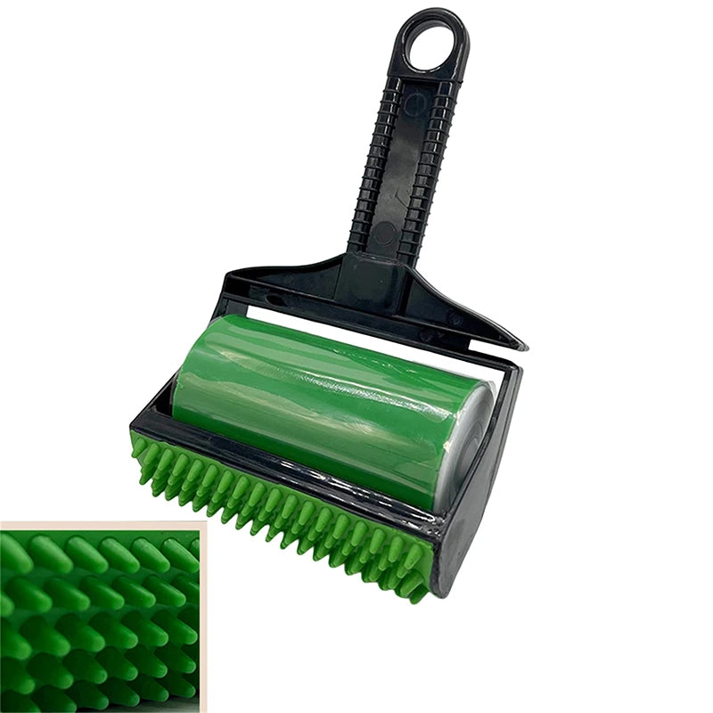 Genanvendelig rulle til fjernelse af kæledyrshår – vaskbar fnugbørste til møbler, tøj, bilsæder og effektiv rengøring af kæledyrspels 4