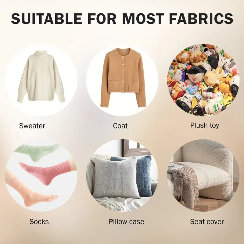 Genopladelig elektrisk fnugfjerner til tøj, møbler og tæpper 4