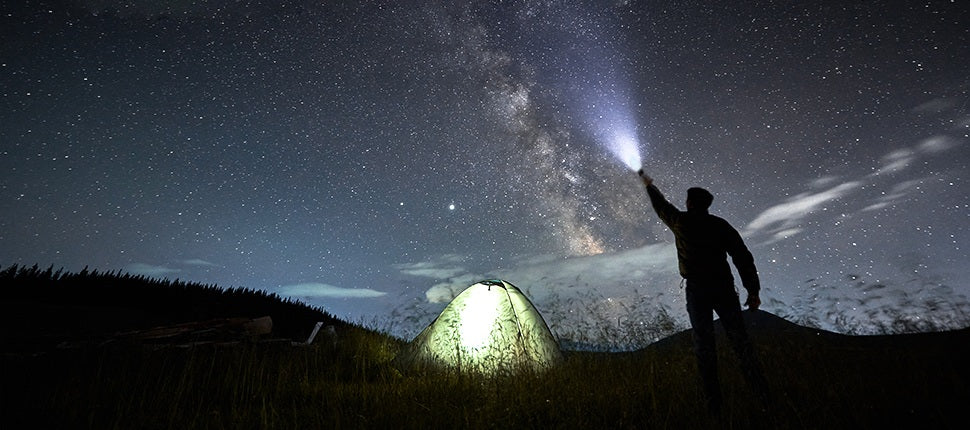 Genopladelig zoombar LED-lommelygte – Superlysstærkt kompakt hvidt laserlys til camping, vandreture, hjemmet og udendørs nødsituationer 4
