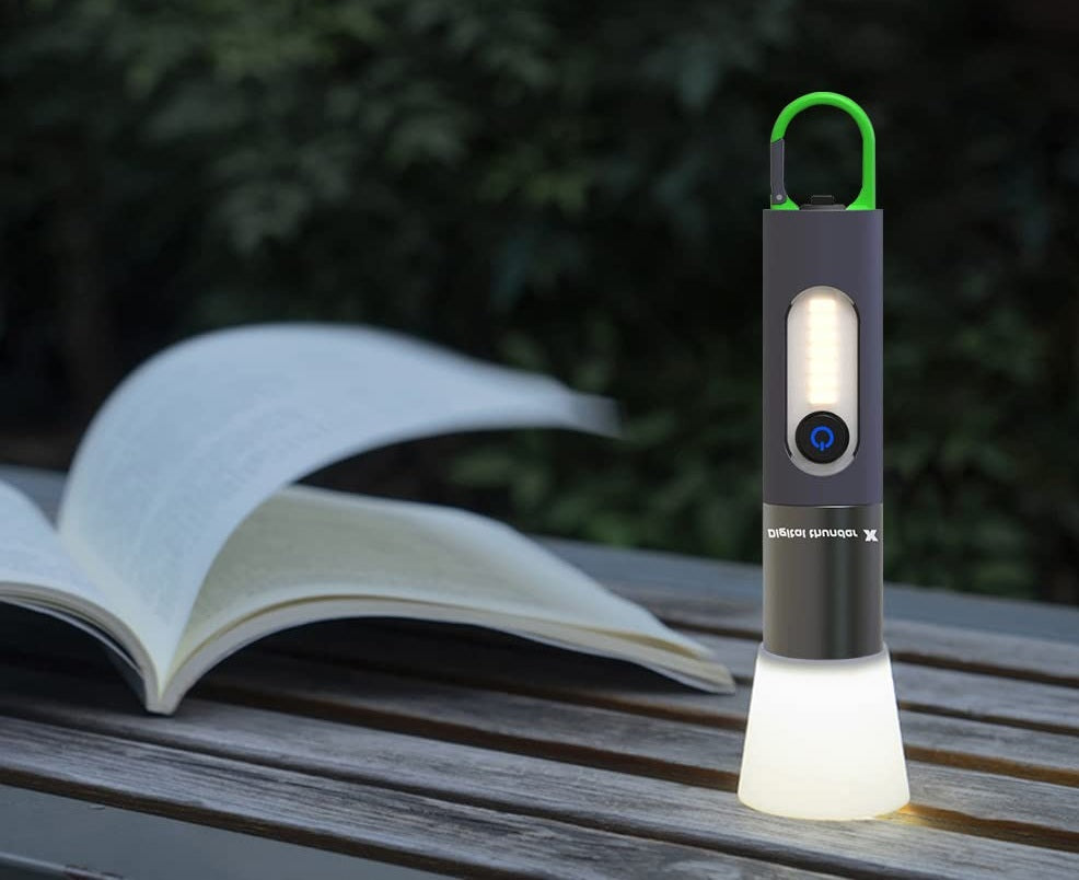 Genopladelig zoombar LED-lommelygte – Superlysstærkt kompakt hvidt laserlys til camping, vandreture, hjemmet og udendørs nødsituationer 6