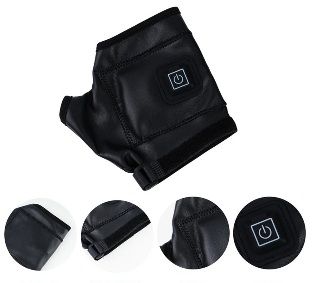 Genopladelige elektriske opvarmede handsker – fingerløse vintervarmehandsker til cykling, udendørssport og komfort i koldt vejr 5