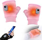 Genopladelige varmehandsker – 360° varme for ultimativ komfort. Vindtætte, fingerløse og perfekte til vintervandringer, cykling og udendørs eventyr. 1