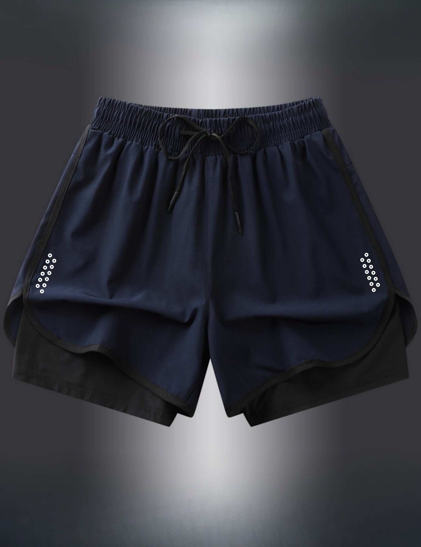 Geometriske sportshorts til kvinder – Stilfulde og åndbare til fitness og løb 3