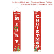 Glædelig jul hængende dørbannere 14