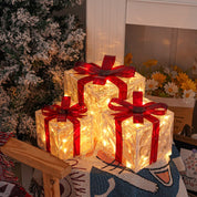 GlowBox – 3-delt LED-gaveæskesæt til juledekoration 1