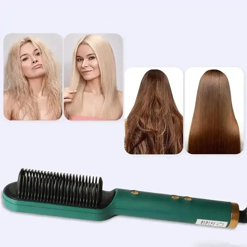 GlowTamer – Dobbeltfunktionel føntørrer og stylingbørste med turmalin-keramisk teknologi 2