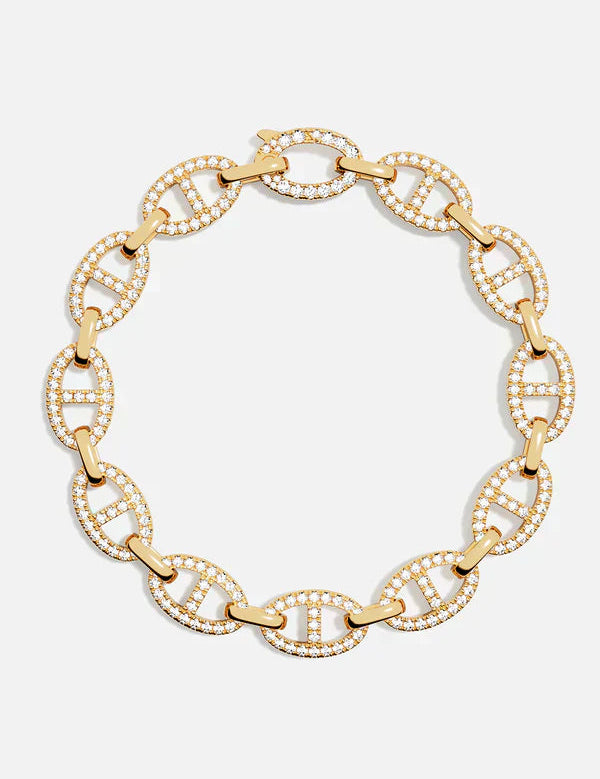 Guldfarvet armbånd med elegant design – Begrænset lagersalg 0