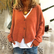 Sanne | Komfortabel Cardigan med Klassiske Knapper