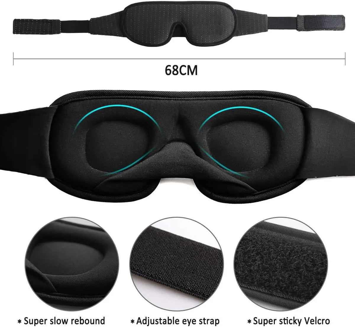 Dreamblok - Soft Fabric Eye Mask voor betere slaap-6