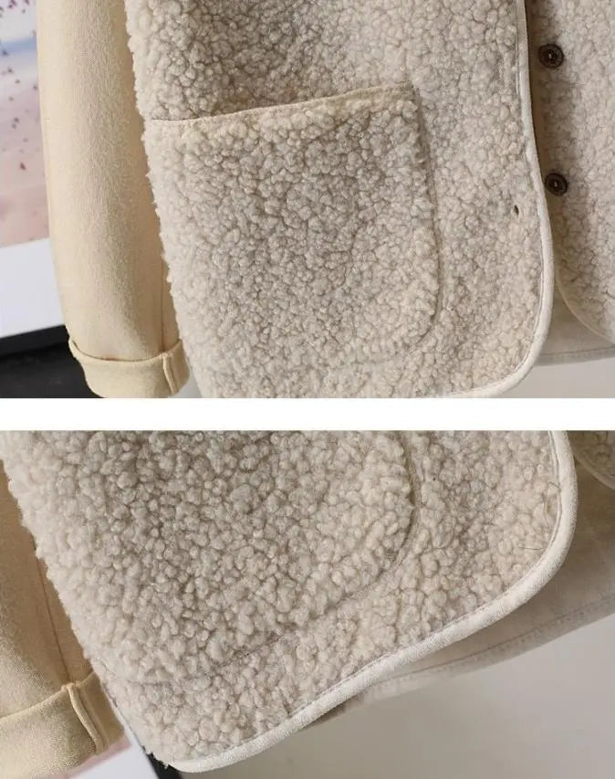 Felicie | Varm Pluche Dame vest med lommer