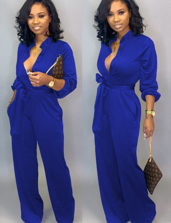 Stilfuld Didi Jumpsuit med Luksuriøse Lange Ærmer