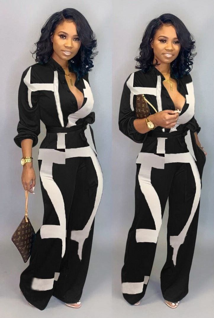 Klassisk Karin Jumpsuit med Luksuriøse Lange Ærmer