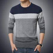 Dennis | Stribet Casual Herre Sweater