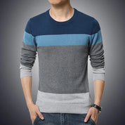 Dennis | Stribet Casual Herre Sweater