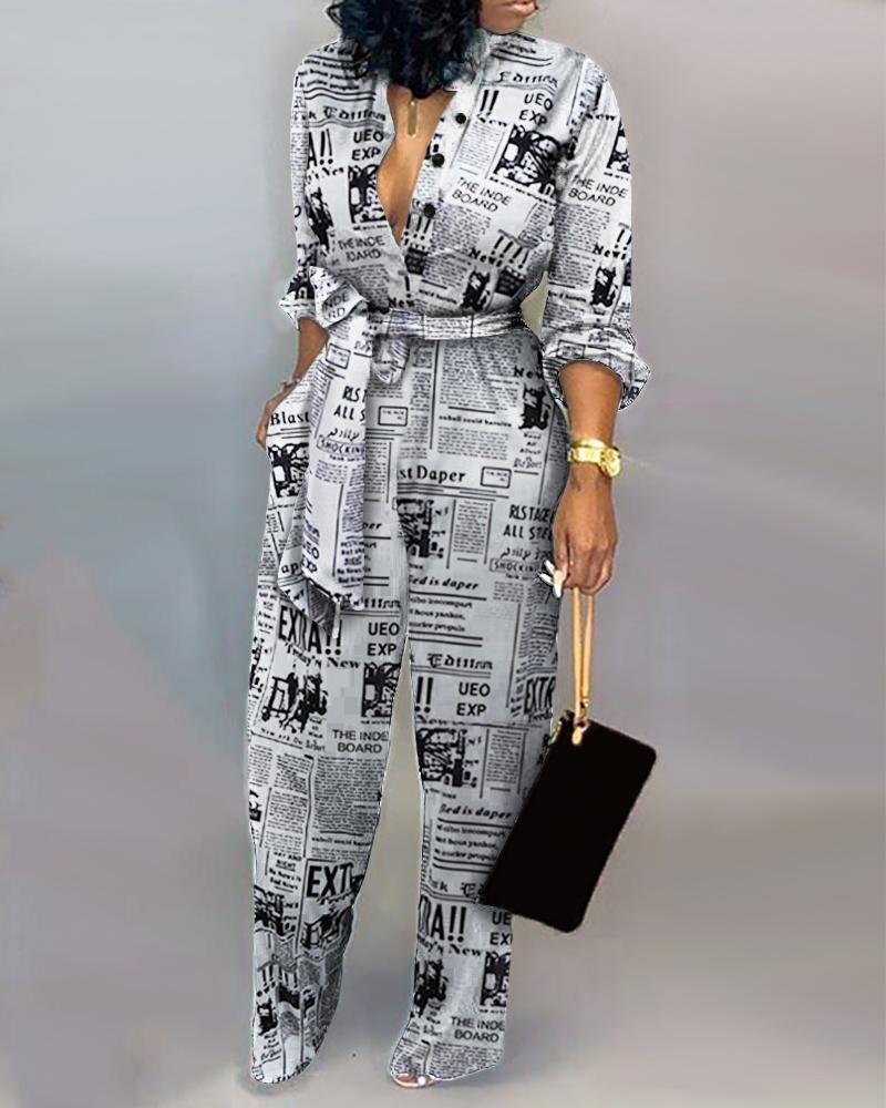 Stilfuld Didi Jumpsuit med Luksuriøse Lange Ærmer