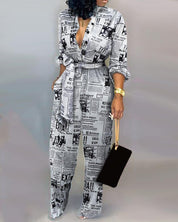 Stilfuld Didi Jumpsuit med Luksuriøse Lange Ærmer