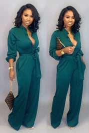 Stilfuld Didi Jumpsuit med Luksuriøse Lange Ærmer