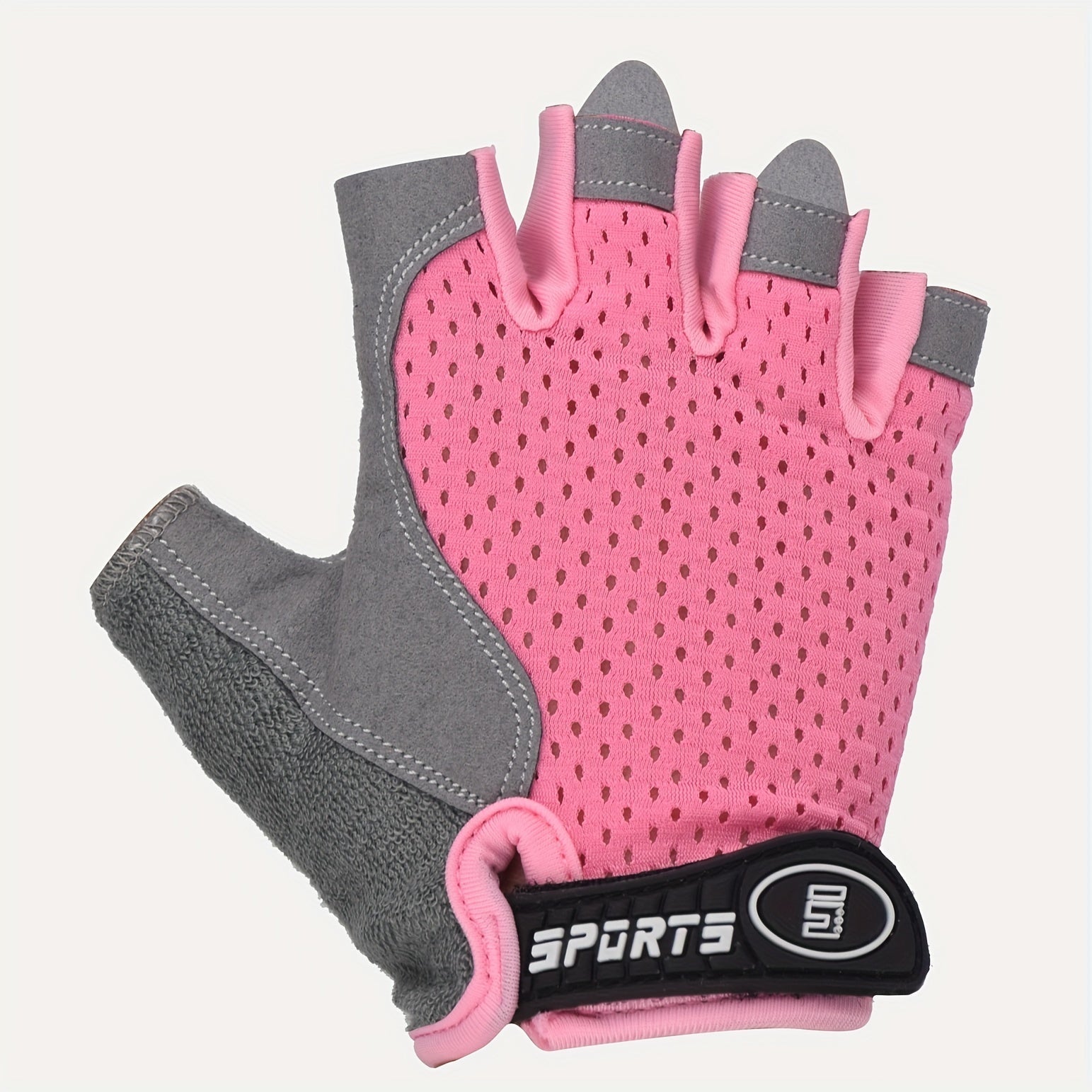 Halvfingerhandsker til cykling og udendørsaktiviteter – Åndbart og skridsikkert design 1