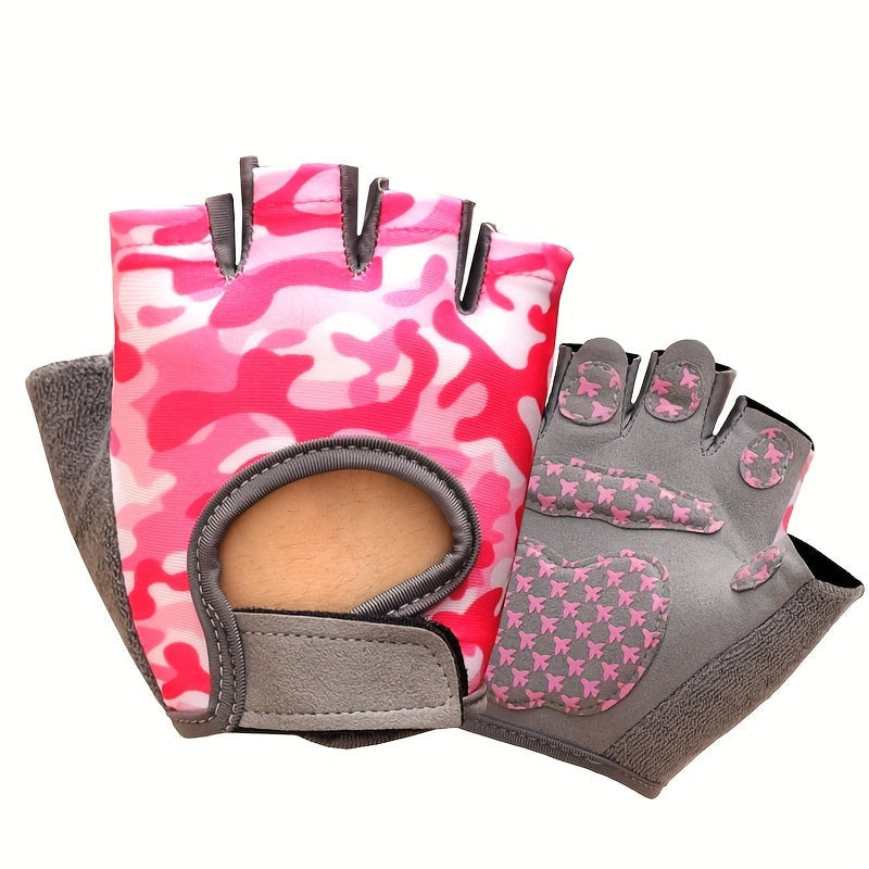 Halvfingerhandsker til cykling og udendørsaktiviteter – Åndbart og skridsikkert design 10