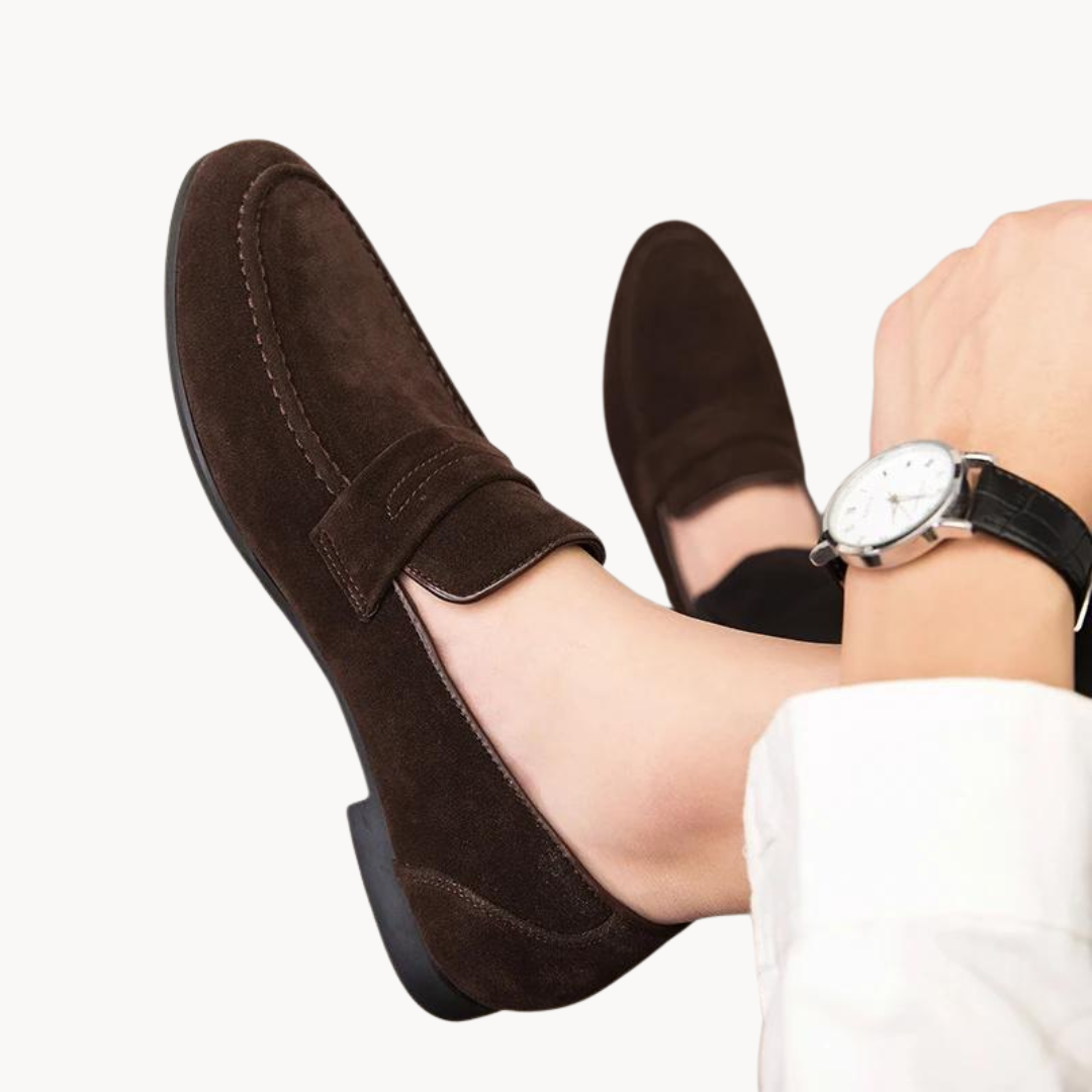 Herre Klassiske Penny Loafers Komfortable Mat Finish Letvægts 4