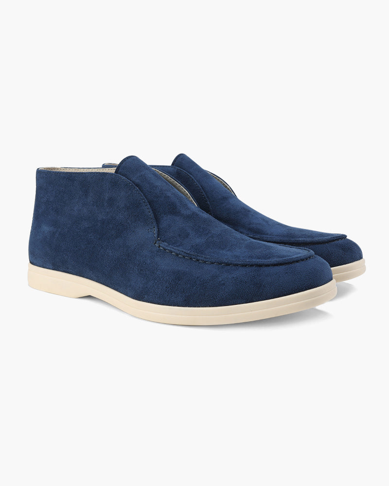 Herre Suede Loafers Komfortabel Læderindsats 10
