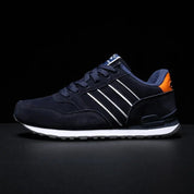 Herre lette sneakers med åndbart stof, fleksibel sål 1