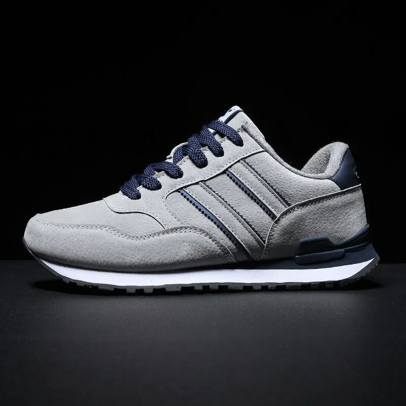 Herre lette sneakers med åndbart stof, fleksibel sål 6