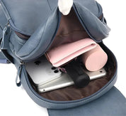 Herre rejserygsæk Rummelig rygsæk i slidstærkt stof 1