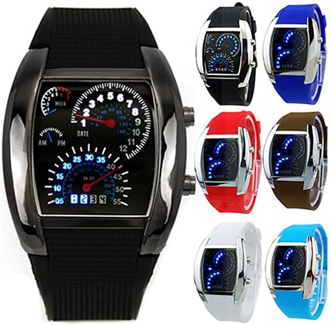 Herre speedometer LED-ur 2