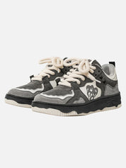 Herre vintage skatesko med behagelig slidstærk gummisål 0