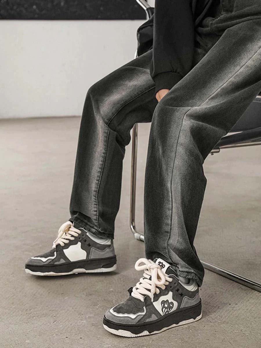 Herre vintage skatesko med behagelig slidstærk gummisål 4