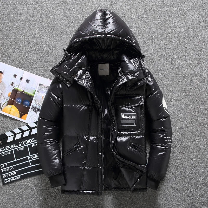 Herredunjakke med hætte | Vinter 0