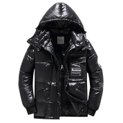 Herredunjakke med hætte | Vinter 2