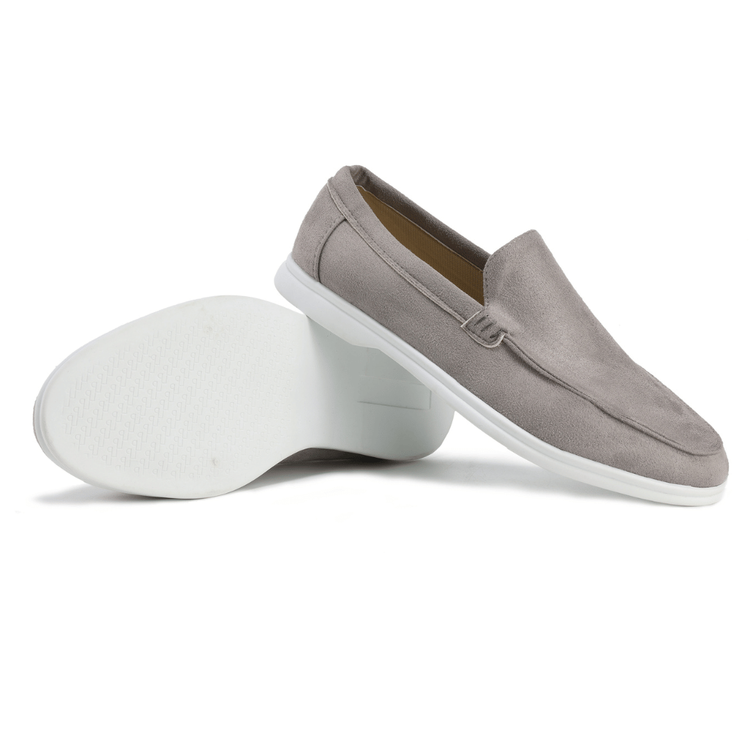 Herreslip-on loafers Komfortable memory foam læderblanding 10