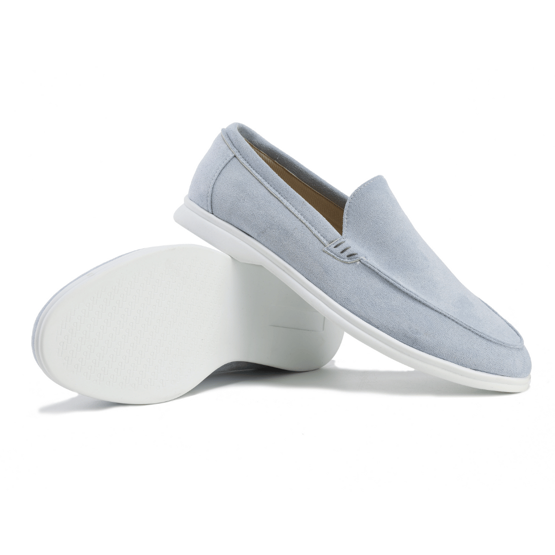 Herreslip-on loafers Komfortable memory foam læderblanding 11