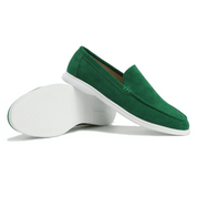 Herreslip-on loafers Komfortable memory foam læderblanding 14