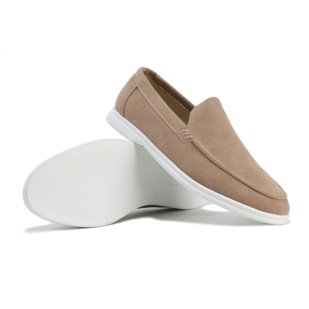Herreslip-on loafers Komfortable memory foam læderblanding 15