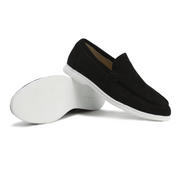 Herreslip-on loafers Komfortable memory foam læderblanding 5