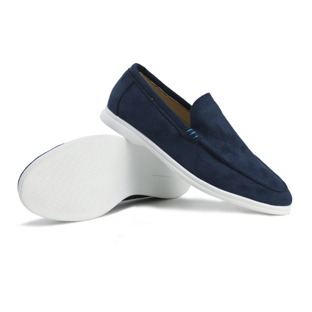 Herreslip-on loafers Komfortable memory foam læderblanding 6
