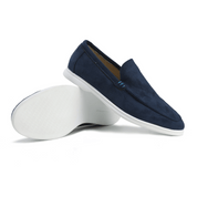 Herreslip-on loafers Komfortable memory foam læderblanding 6