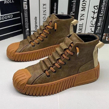 Herrestøvler med støttende støtte og slidstærkt design 0