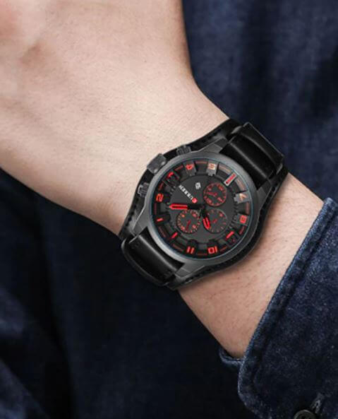 Herreur Kronograf Læder 6