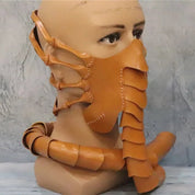 Horror gummi skræmmende halvansigt insektmaske - Halloween Alien ansigtskrammer kostume skorpionmaske fest cosplay rekvisitter 3