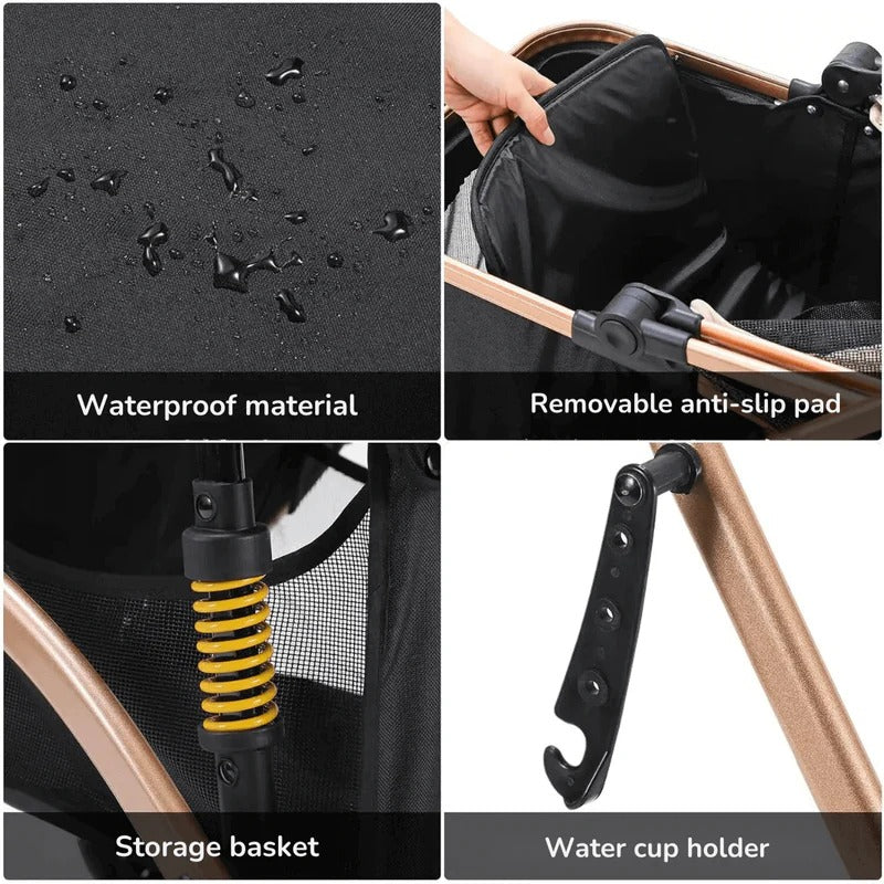 Hundeklapvogn og transportkasse 4